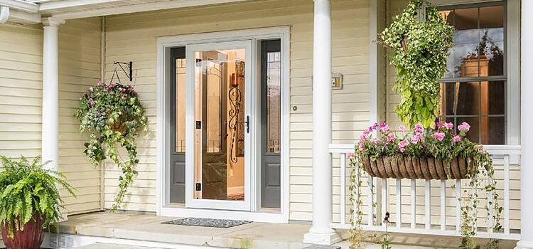 screen door installation in Montebello